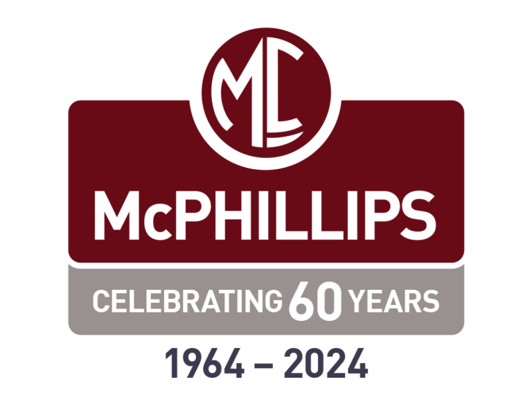 mcphillips 60 years logo