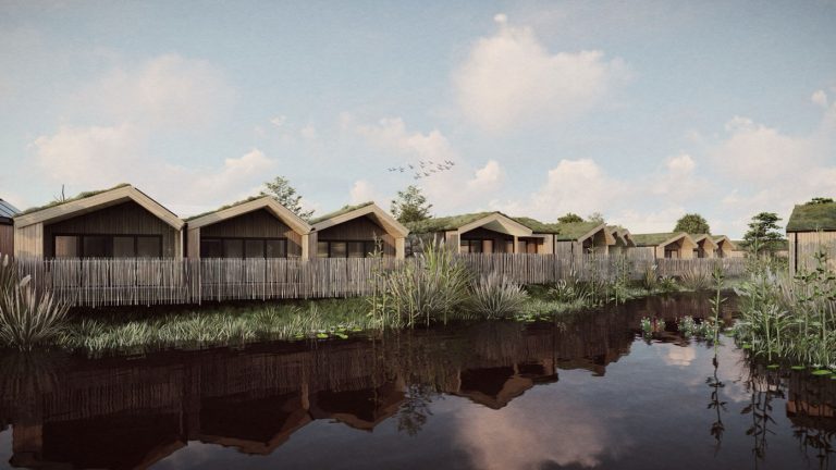 Chester Zoo luxury safari style lodge construction project
