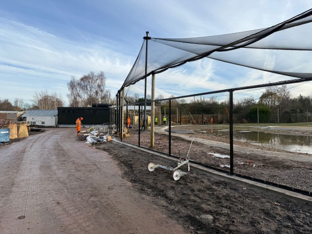 Animal enclosure at Chester Zoo