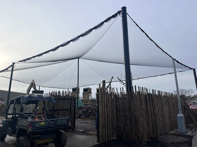 External netting at Chester Zoo