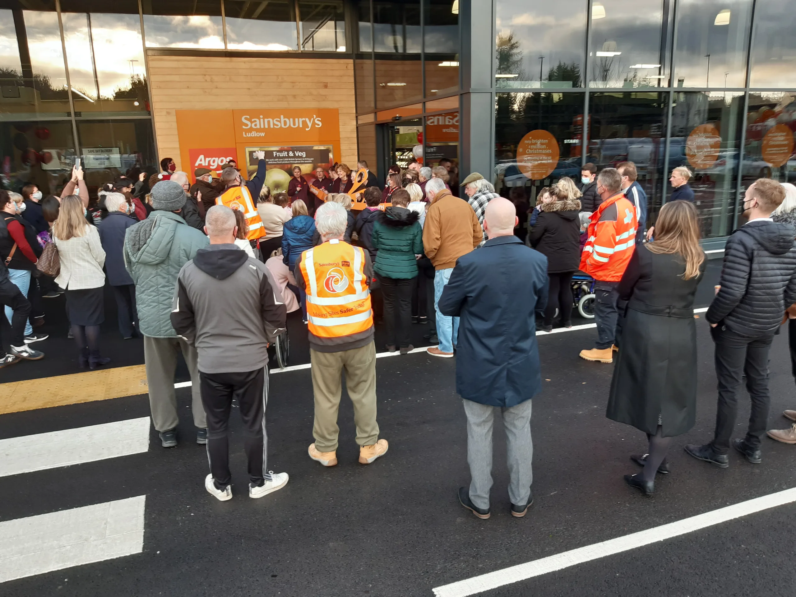 Sainsburys, Ludlow — construction photo 1