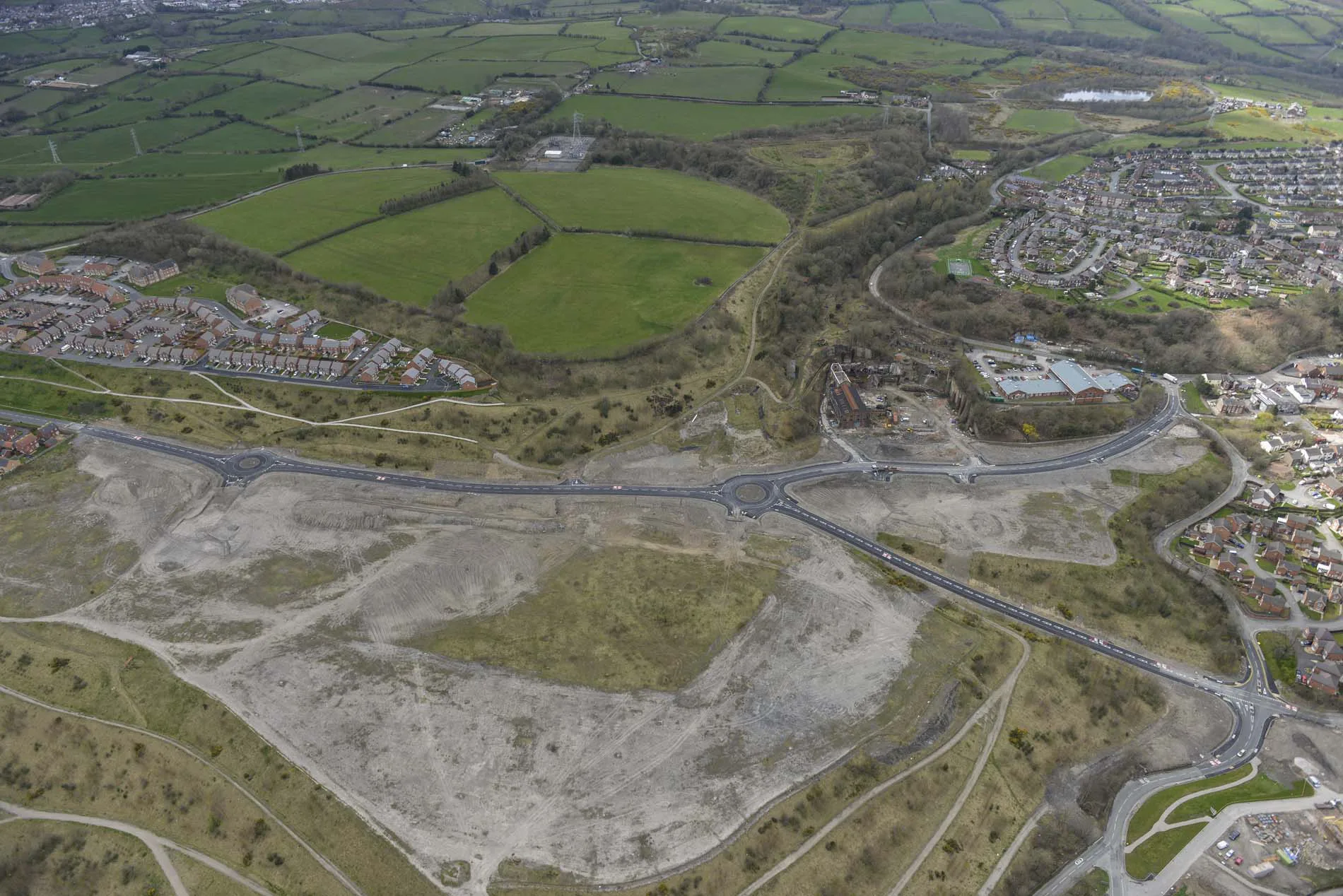 Brymbo Spine Road — construction photo 2