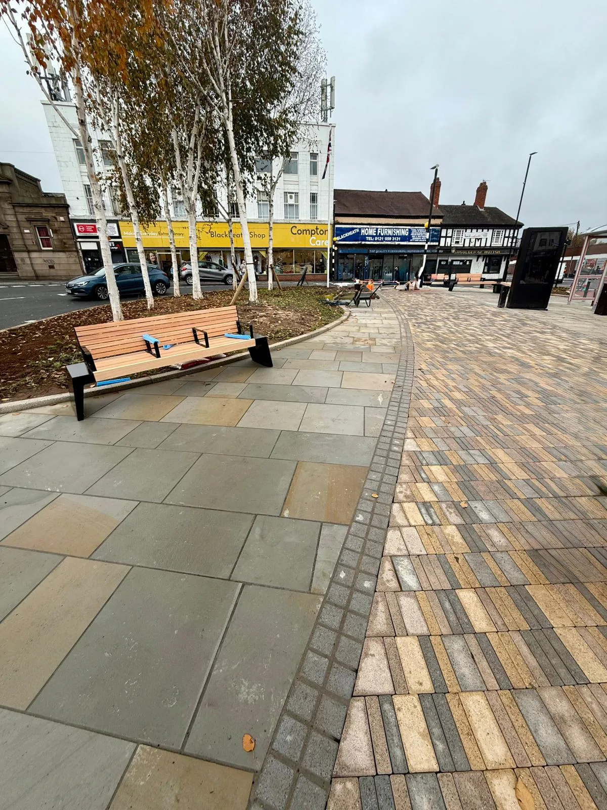 Blackheath town centre and bus interchange — construction photo 5