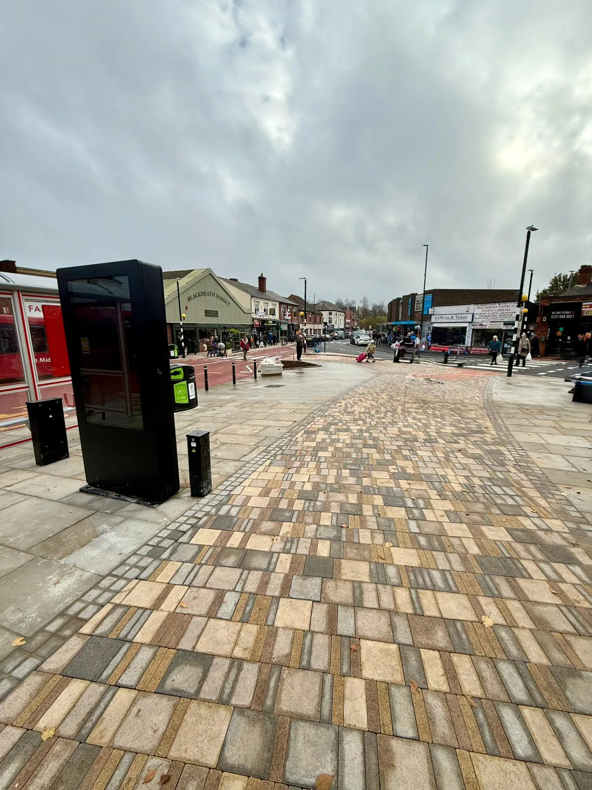 Blackheath town centre and bus interchange — construction photo 8