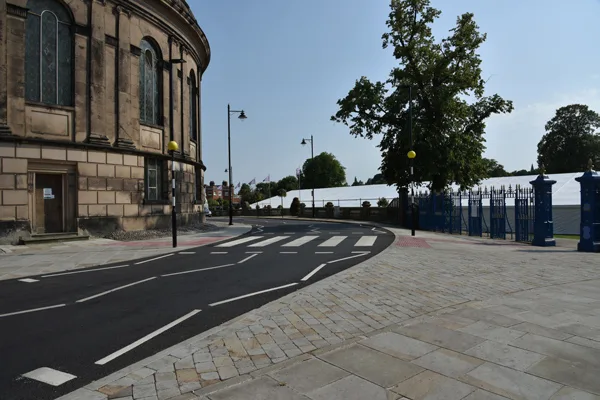 Shrewsbury town centre improvements — construction photo 3