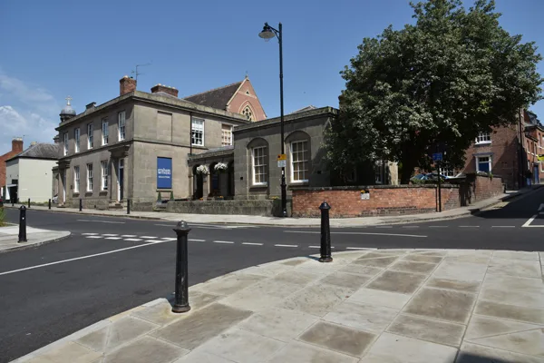 Shrewsbury town centre improvements — construction photo 5