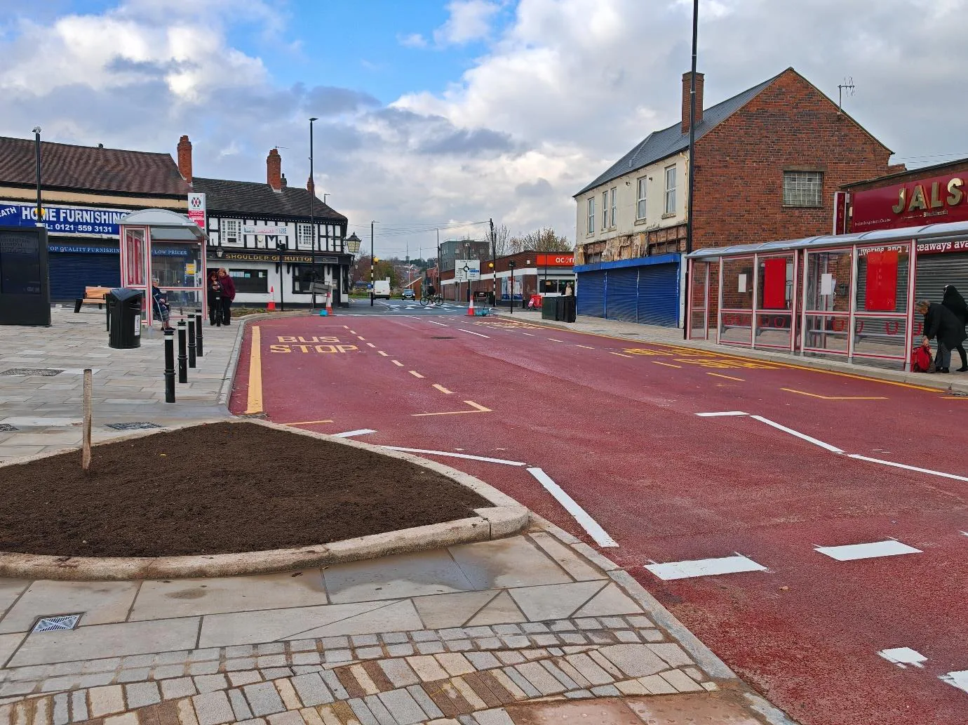 Blackheath town centre and bus interchange — construction photo 3
