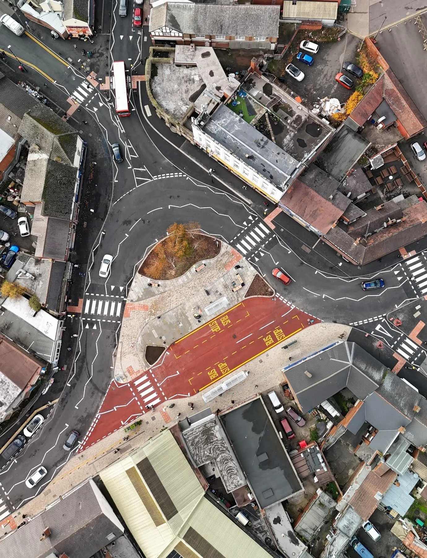 Blackheath town centre and bus interchange — construction photo 4