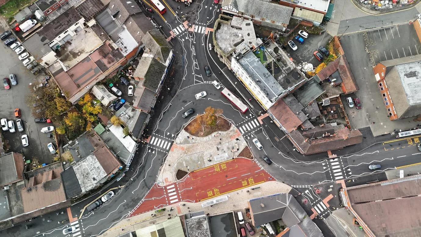 Blackheath town centre and bus interchange — The result — detail